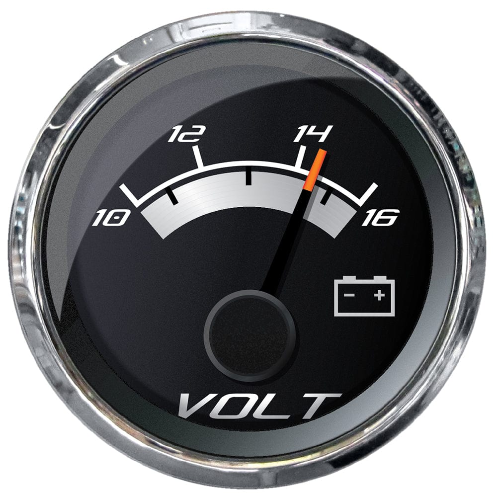 Faria Beede Instruments Faria Platinum 2" Voltmeter (10-16 VDC) Marine Navigation & Instruments