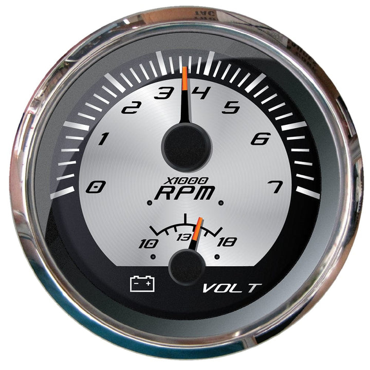 Faria Beede Instruments Faria Platinum 4" Multi-Function - Tachometer & Voltmeter Marine Navigation & Instruments