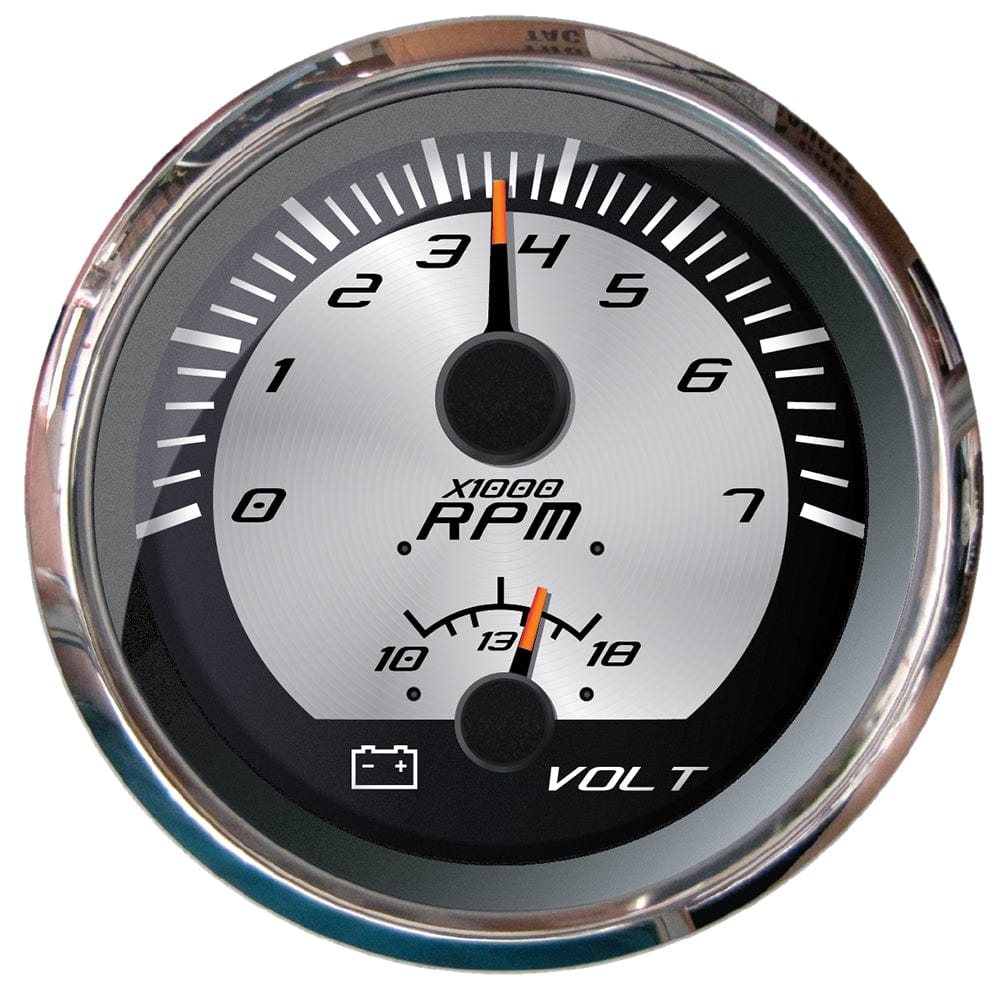 Faria Beede Instruments Faria Platinum 4" Multi-Function - Tachometer & Voltmeter Marine Navigation & Instruments