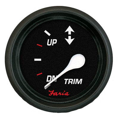 Faria Beede Instruments Faria Professional Red 2" Trim Gauge f/Cobra/Volvo Marine Navigation & Instruments