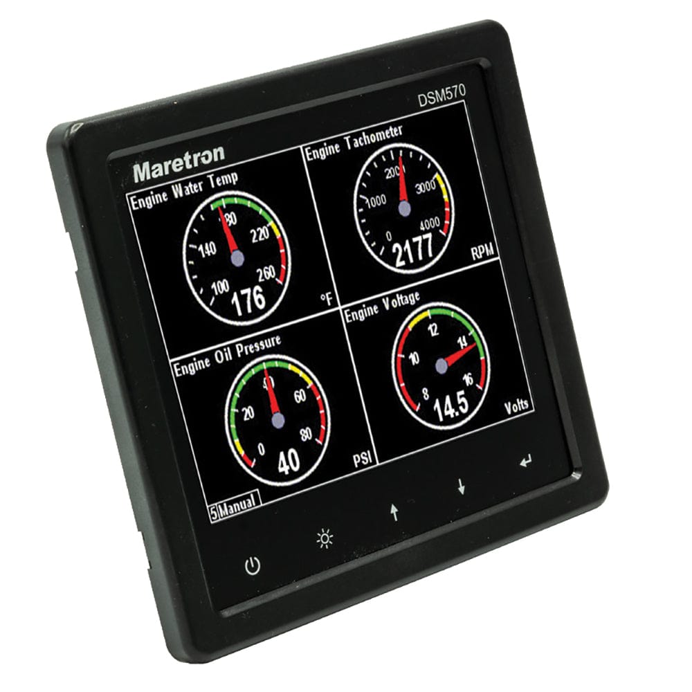 Maretron Maretron DSM570 5.7" High Resolution Color Display w/Black Enclosure Marine Navigation & Instruments