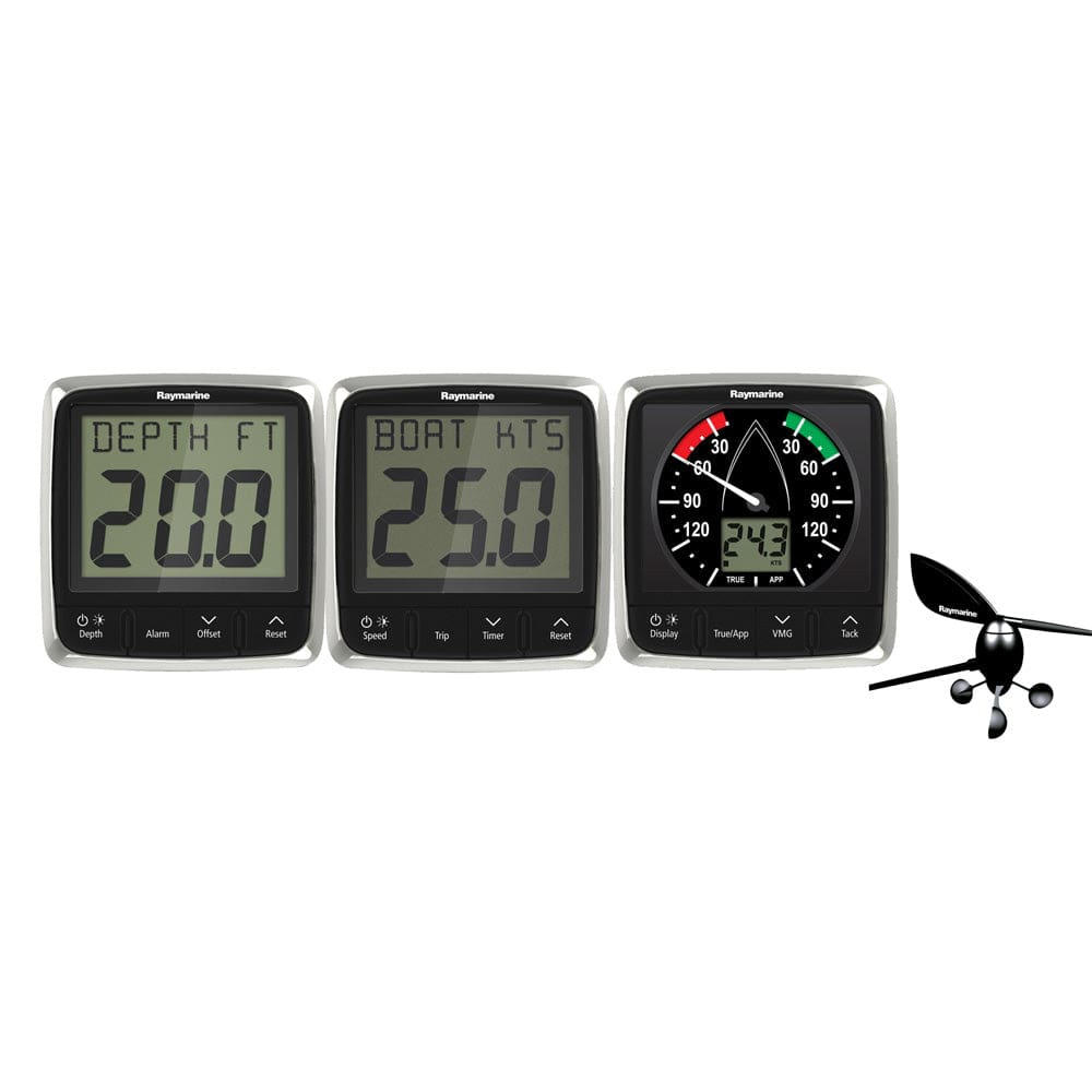 Raymarine Raymarine i50/i60 Wind/Speed/Depth System Package Marine Navigation & Instruments