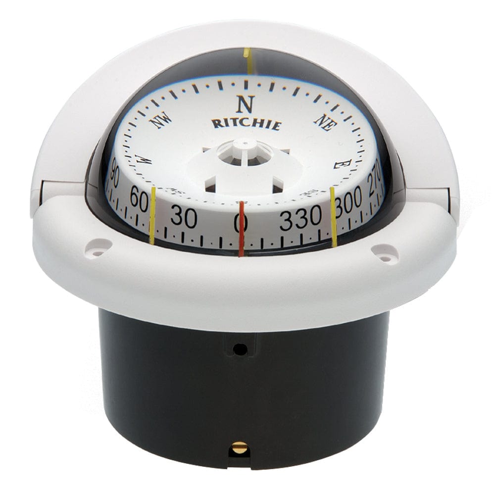 Ritchie Ritchie HF-743W Helmsman Compass - Flush Mount - White Marine Navigation & Instruments