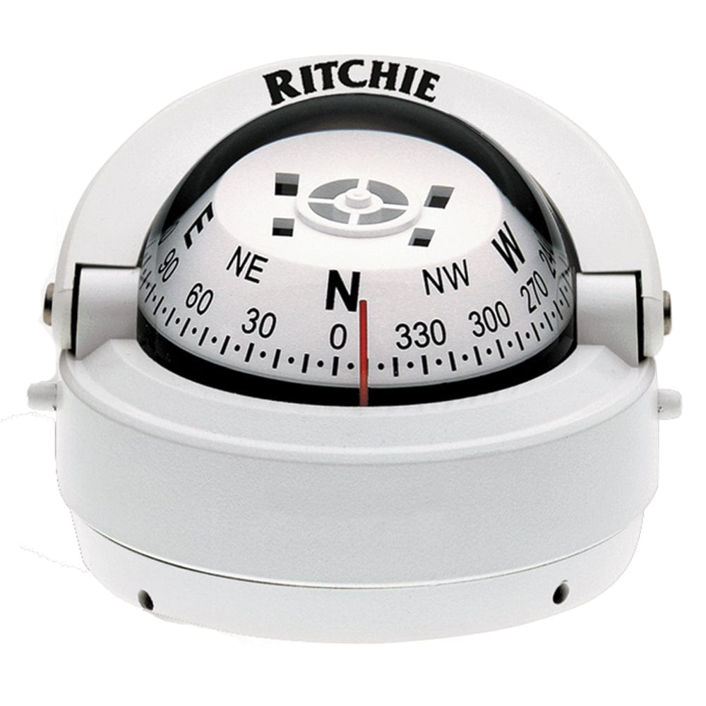 Ritchie Ritchie S-53W Explorer Compass - Surface Mount - White Marine Navigation & Instruments