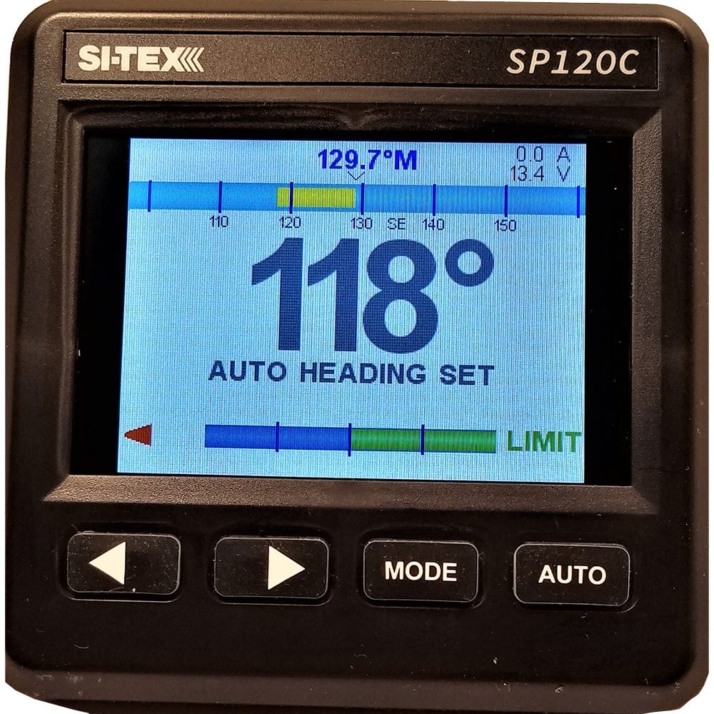 SI-TEX SI-TEX SP-120 Color System w/Rudder Feedback & 9CI Pump Marine Navigation & Instruments