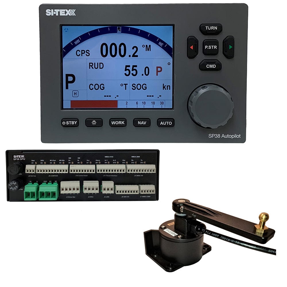 SI-TEX SI-TEX SP38-4 Autopilot Core Pack Including Rotary Feedback Only, No Compass or Pump Marine Navigation & Instruments