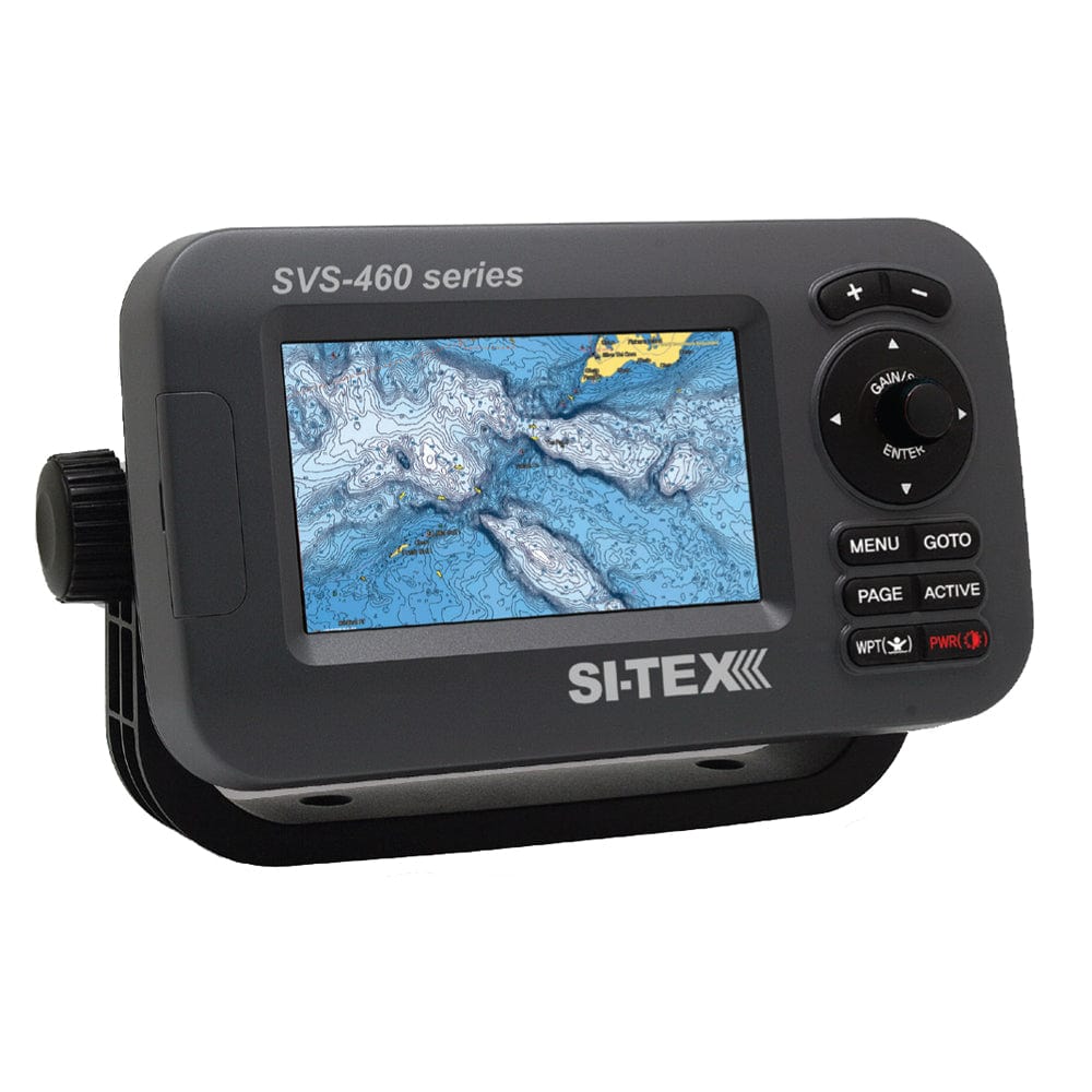 SI-TEX SI-TEX SVS-460C Chartplotter - 4.3" Color Screen w/Internal GPS and Navionics+ Flexible Coverage Marine Navigation & Instruments