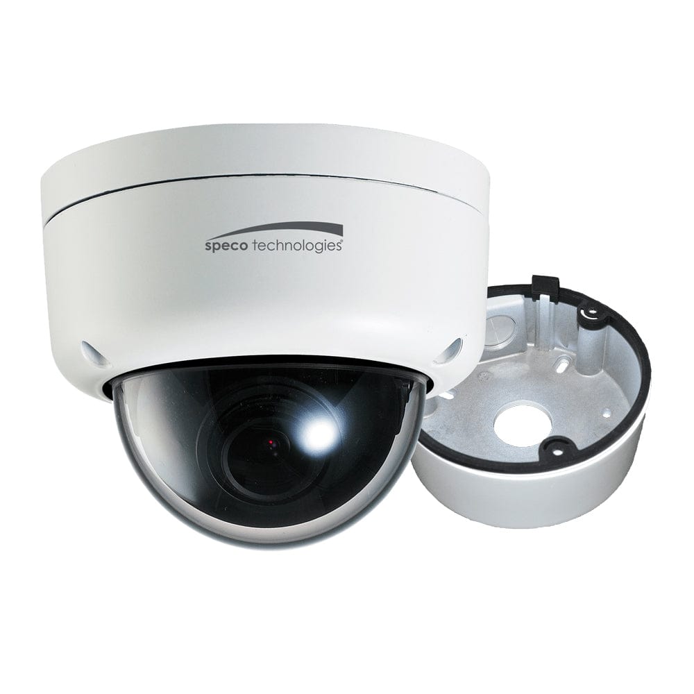 Speco Tech Speco 2MP Ultra Intesifier® IP Dome Camera 3.6mm Lens - White Housing w/Removable Black Cover & Included Junction Box Marine Navigation & Instruments