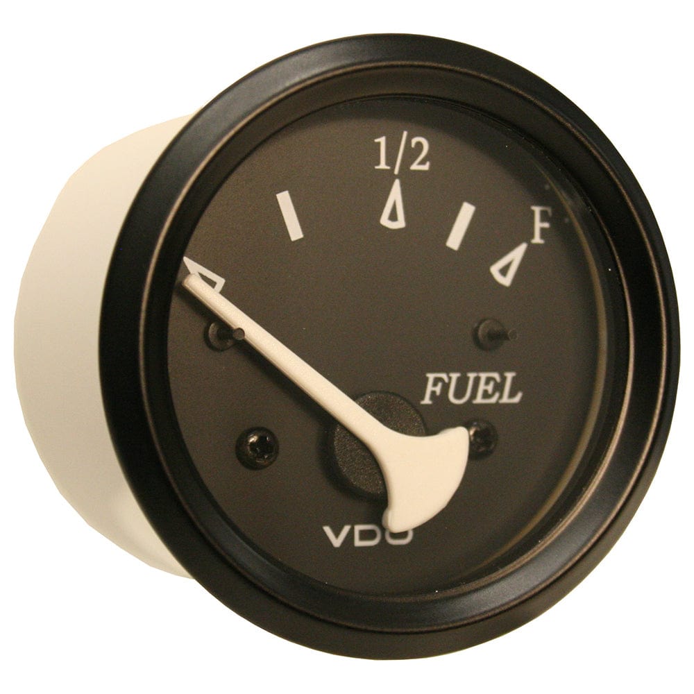 VDO VDO Cockpit Marine 52mm (2-1/16") Fuel Level Gauge - Black Dial/Bezel Marine Navigation & Instruments