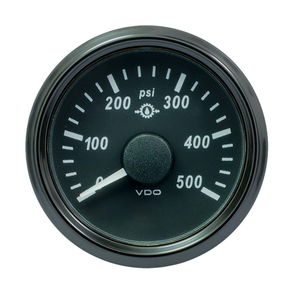 VDO VDO SingleViu 52mm (2-1/16") Gear Pressure Gauge - 500 PSI - 0-4.5V Marine Navigation & Instruments