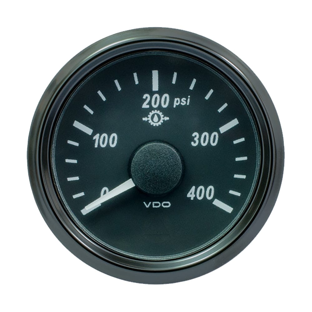 VDO VDO SingleViu 52mm (2-1/16") Oil Pressure Gauge - 400 PSI - 0-180 Ohm Marine Navigation & Instruments