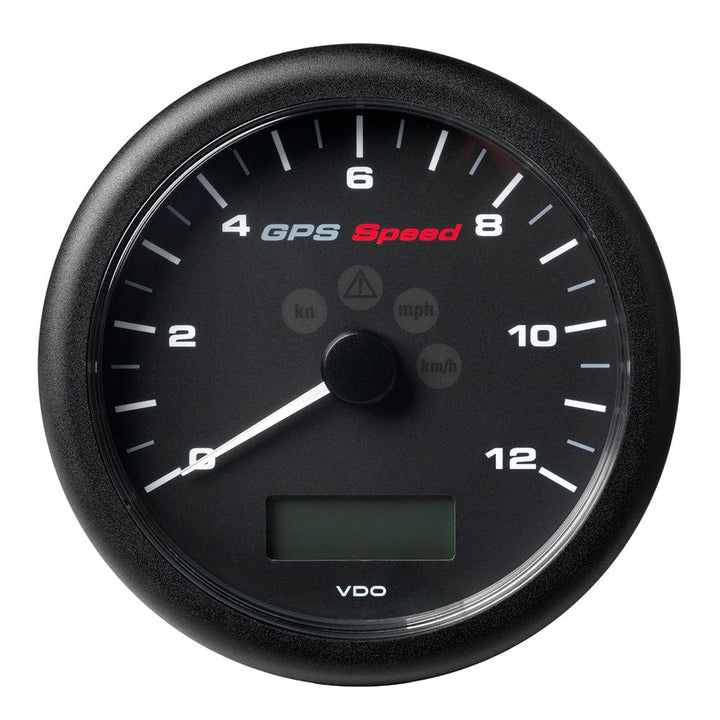Veratron Veratron 4-1/4" (110MM) ViewLine GPS Speedometer 0-12 KNOTS/KMH/MPH - 8 to 16V Black Dial & Bezel Marine Navigation & Instruments