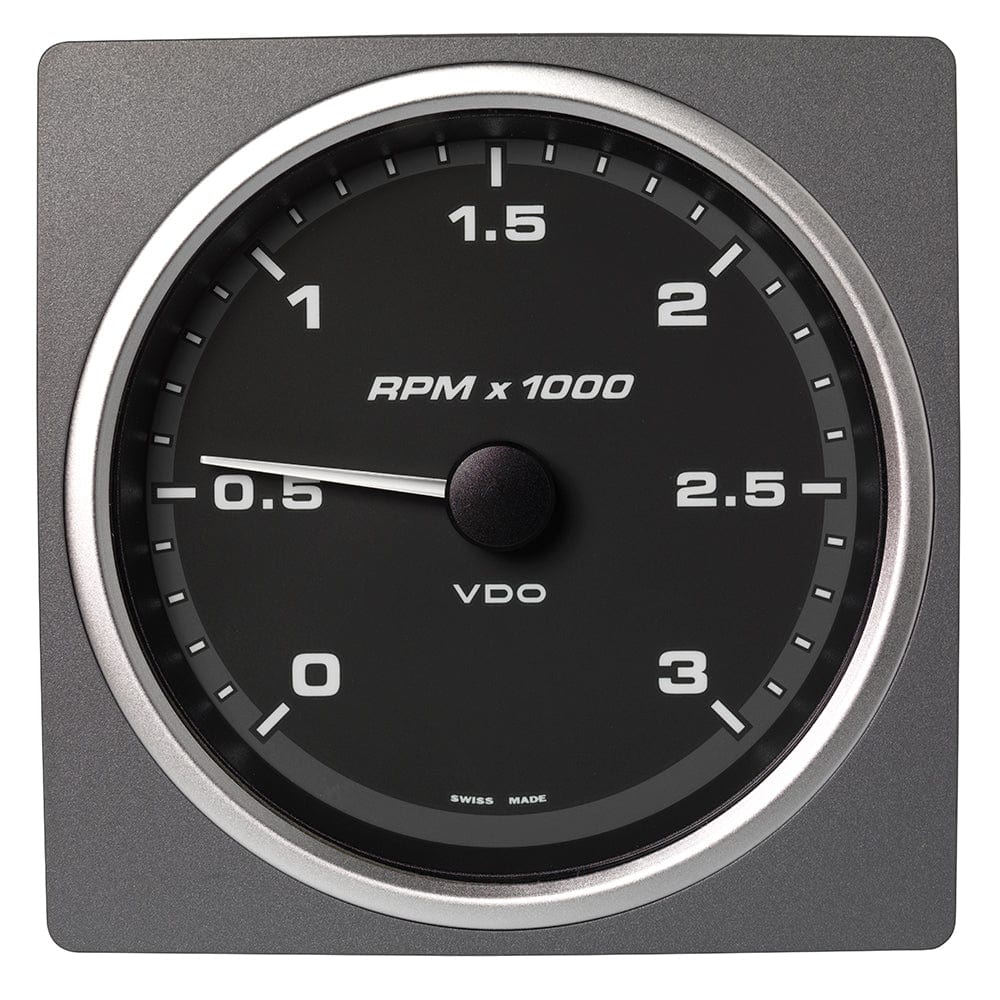 Veratron Veratron 4-3/8" (110mm) AcquaLink® Tachometer 3000 RPM - 12/24V - Black Dial & Bezel Marine Navigation & Instruments