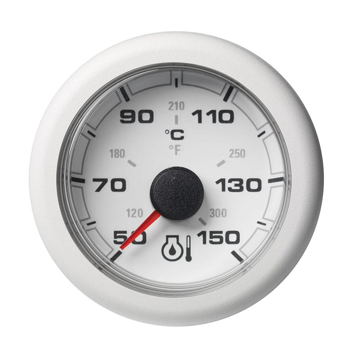 Veratron Veratron 52MM (2-1/16") OceanLink Engine Oil Temperature 150°C/300°F - White Dial & Bezel Marine Navigation & Instruments