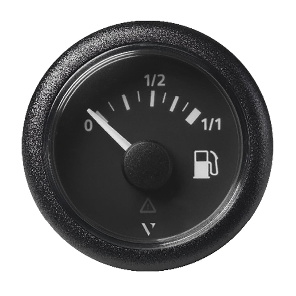 Veratron Veratron 52mm (2-1/16") ViewLine Fuel Tank Level Gauge - 0 to 1/1 - Black Dial & Round Bezel Marine Navigation & Instruments