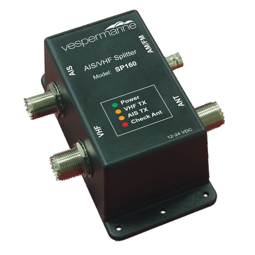 Vesper Vesper Amplified AIS/VHF/FM Antenna Splitter w/Signal Gain Marine Navigation & Instruments