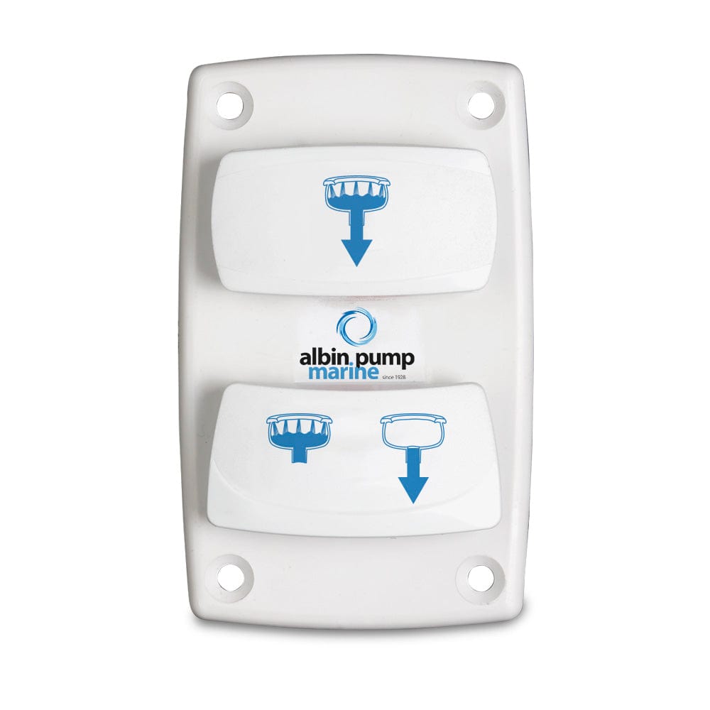 Albin Pump Marine Albin Pump Marine Control Silent Electric Toilet Rocker Switch Marine Plumbing & Ventilation