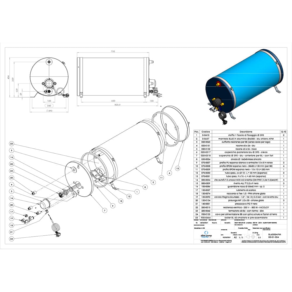 Albin Pump Marine Albin Pump Marine Premium Water Heater 16G - 120V Marine Plumbing & Ventilation