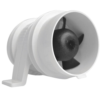 Attwood Marine Attwood Turbo 3000 Series In-Line Blower - 12V - White Marine Plumbing & Ventilation