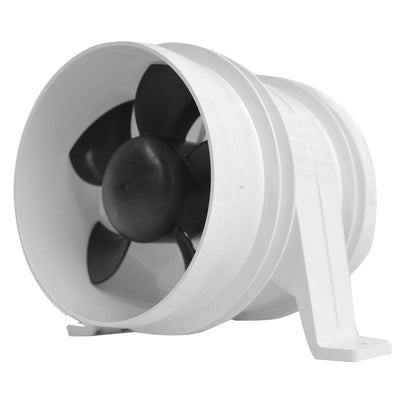 Attwood Marine Attwood Turbo 4000 Series II In-Line Blower - 12V - White Marine Plumbing & Ventilation