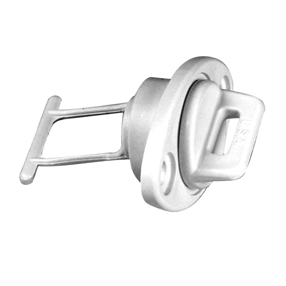 Beckson Marine Beckson 1" Drain Plug Screw Type w/Gasket - White Marine Plumbing & Ventilation