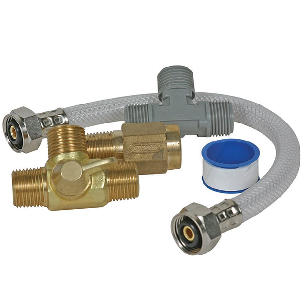 Camco Camco Quick Turn Permanent Waterheater Bypass Kit Marine Plumbing & Ventilation