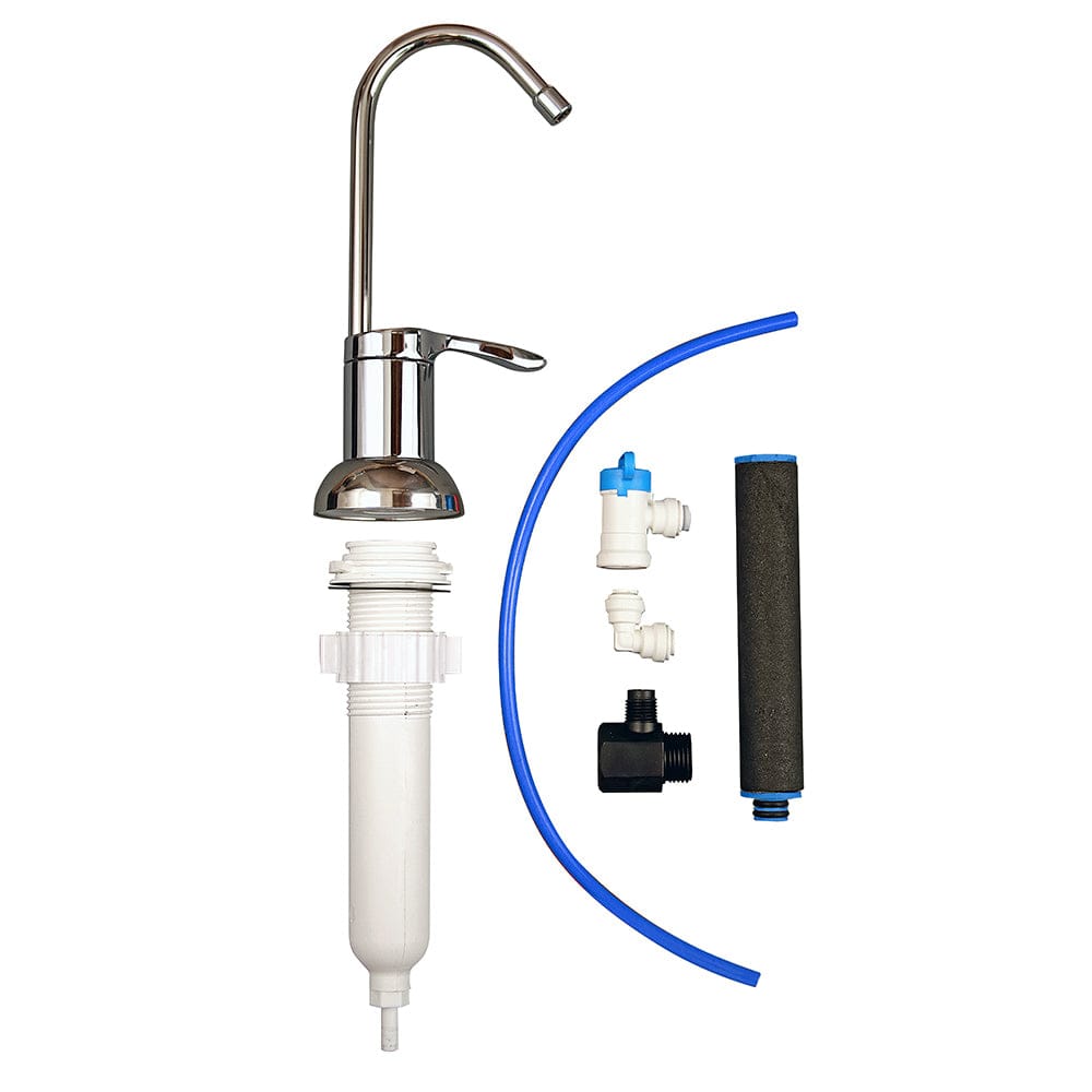 Forespar Performance Products Forespar PUREWATER+All-In-One Water Filtration System Complete Starter Kit Marine Plumbing & Ventilation