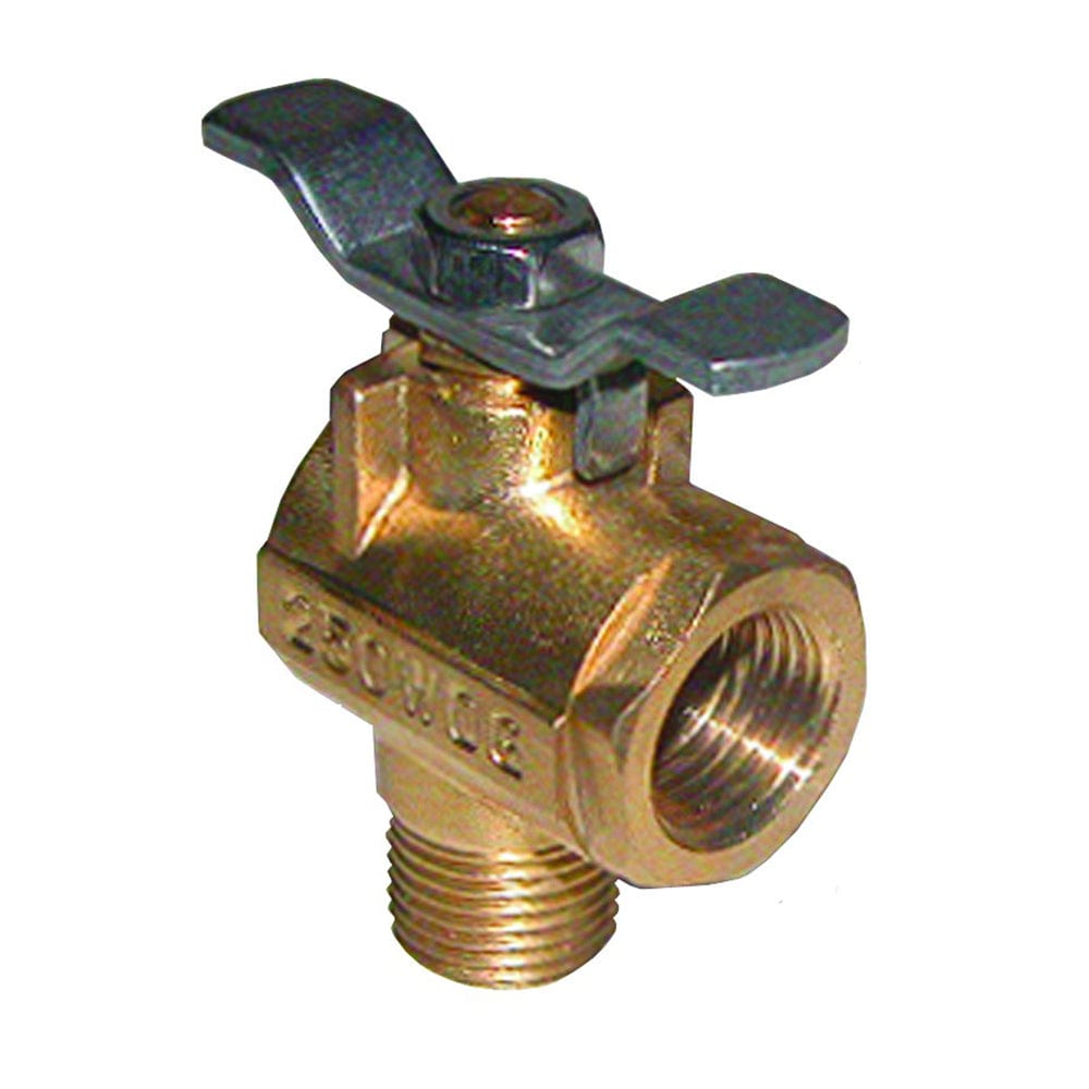 GROCO GROCO 1/2" NPT 90° Bronze Fuel Valve Marine Plumbing & Ventilation