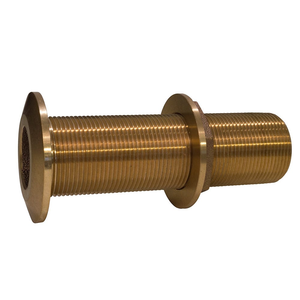 GROCO GROCO 1" Bronze Extra Long Thru-Hull Fitting w/Nut Marine Plumbing & Ventilation