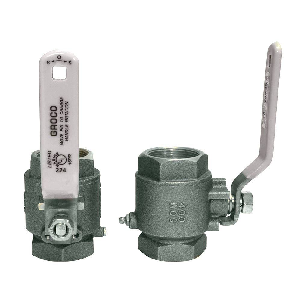 GROCO GROCO 1" NPT Stainless Steel In-Line Ball Valve Marine Plumbing & Ventilation