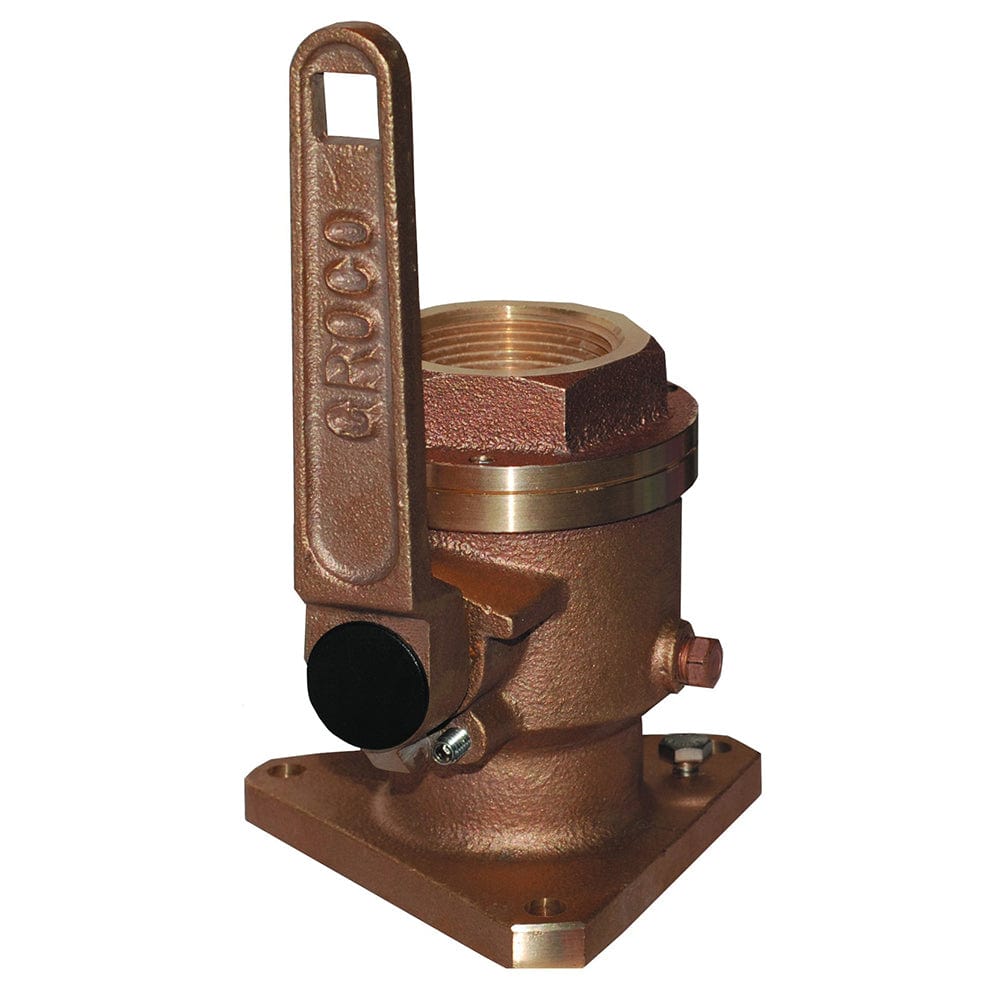 GROCO GROCO 3/4" Bronze Flanged Full Flow Seacock Marine Plumbing & Ventilation