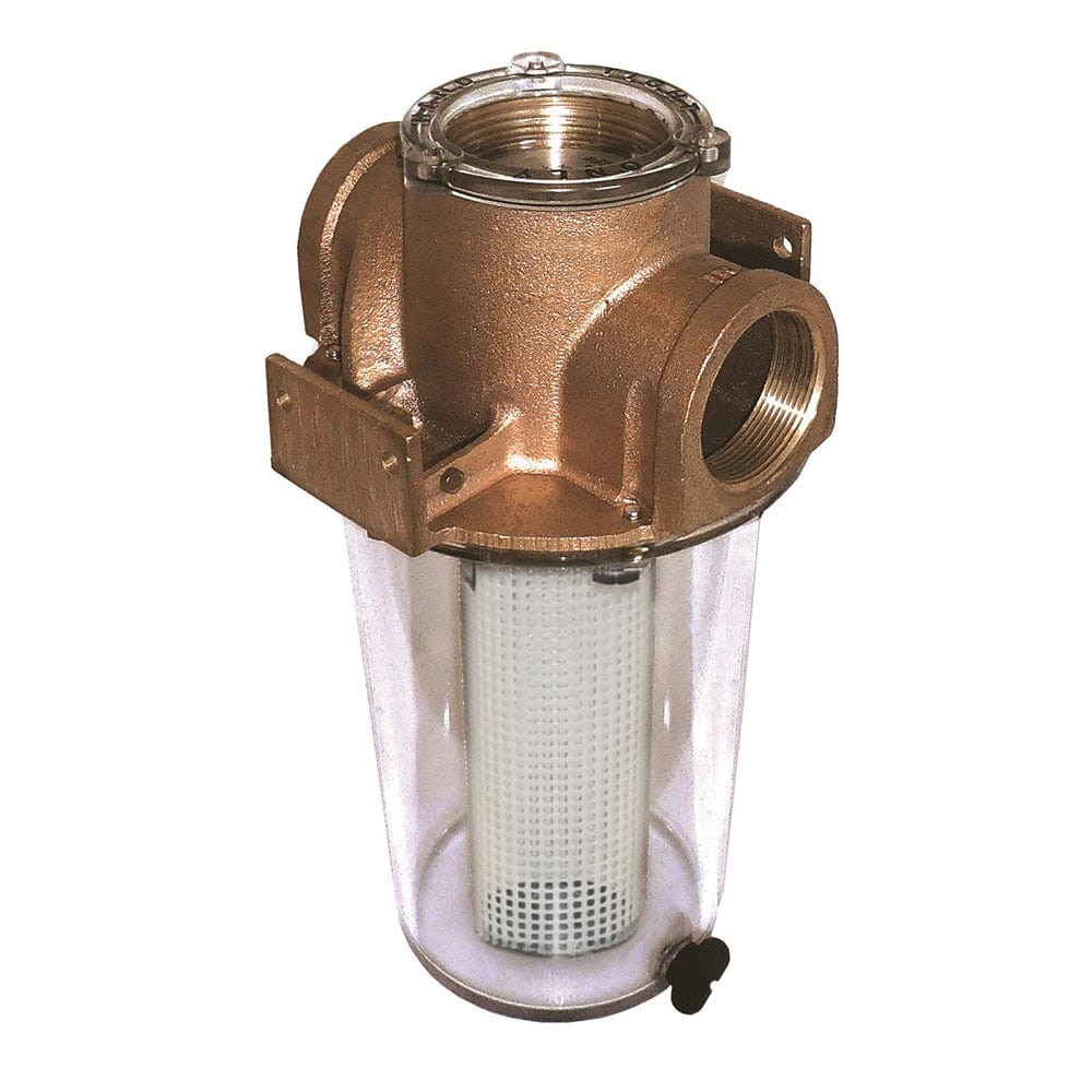 GROCO GROCO ARG-500 Series 1/2" Raw Water Strainer w/Non-Metallic Plastic Basket Marine Plumbing & Ventilation