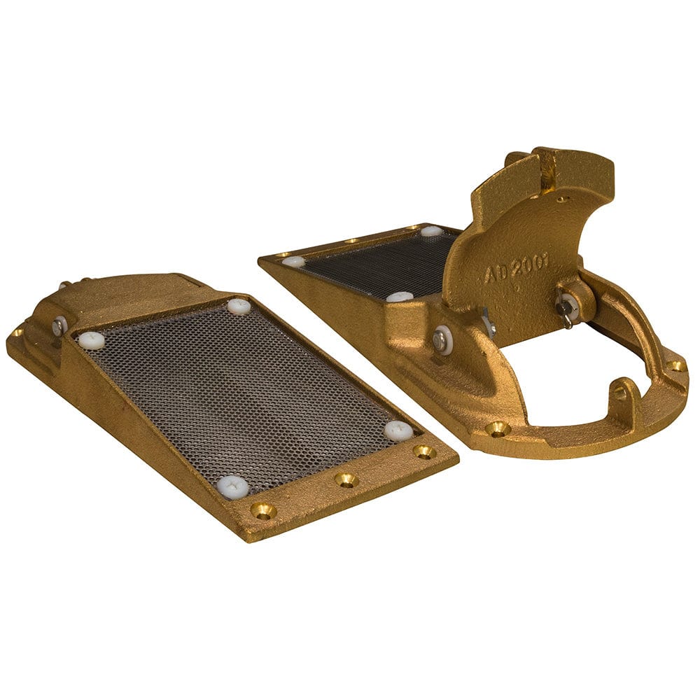 GROCO GROCO Perforated Hull Strainer w/Access Door 2" Max Thru-Hull Marine Plumbing & Ventilation