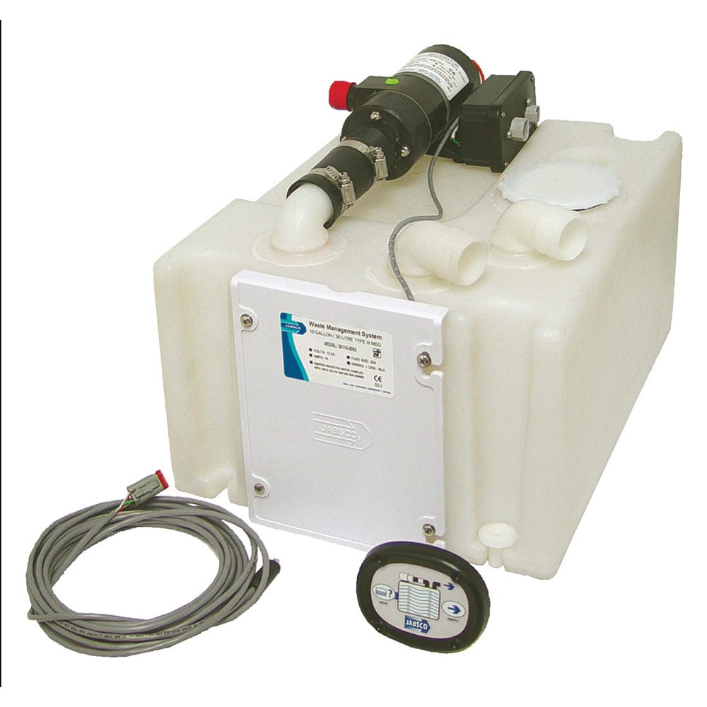 Jabsco Jabsco Waste Management System w/Holding Tank & 12V Pump Marine Plumbing & Ventilation