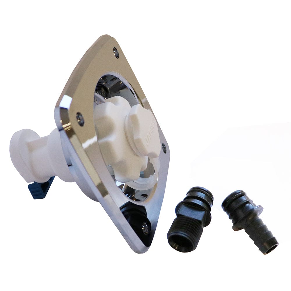 Jabsco Jabsco Water Pressure Regulator - Flush Mount - Chrome - 45 psi Marine Plumbing & Ventilation