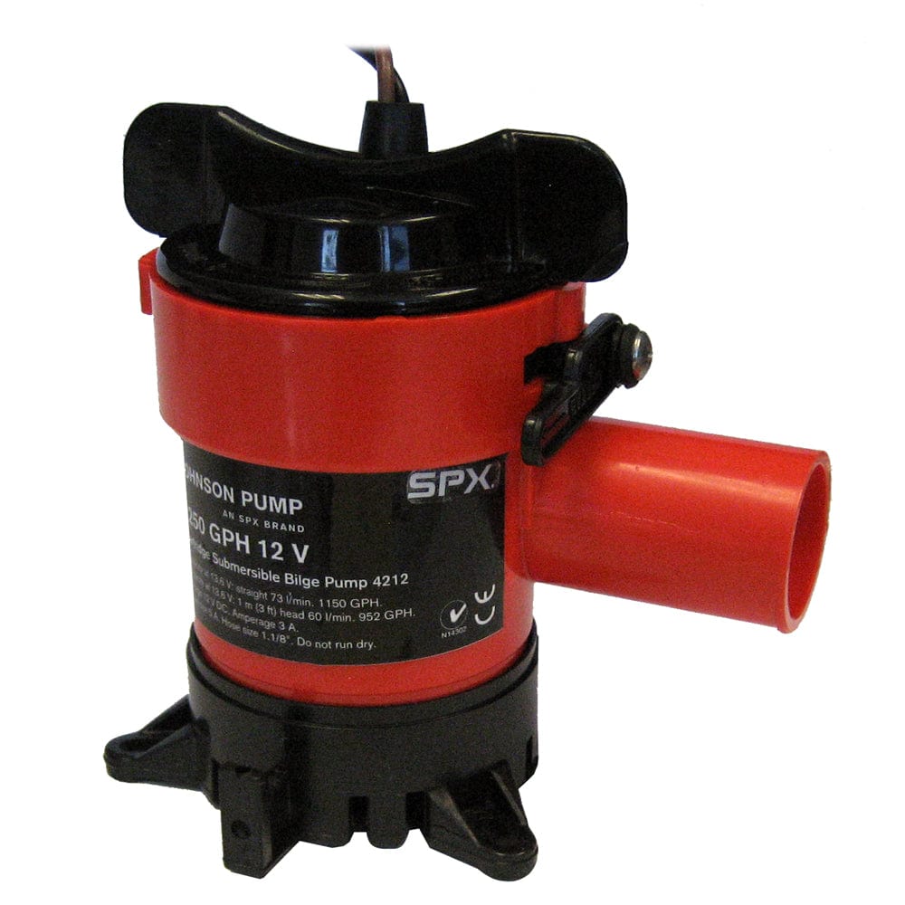 Johnson Pump Johnson Pump 1250 GPH Bilge Pump 1-1/8" Hose 12V Marine Plumbing & Ventilation