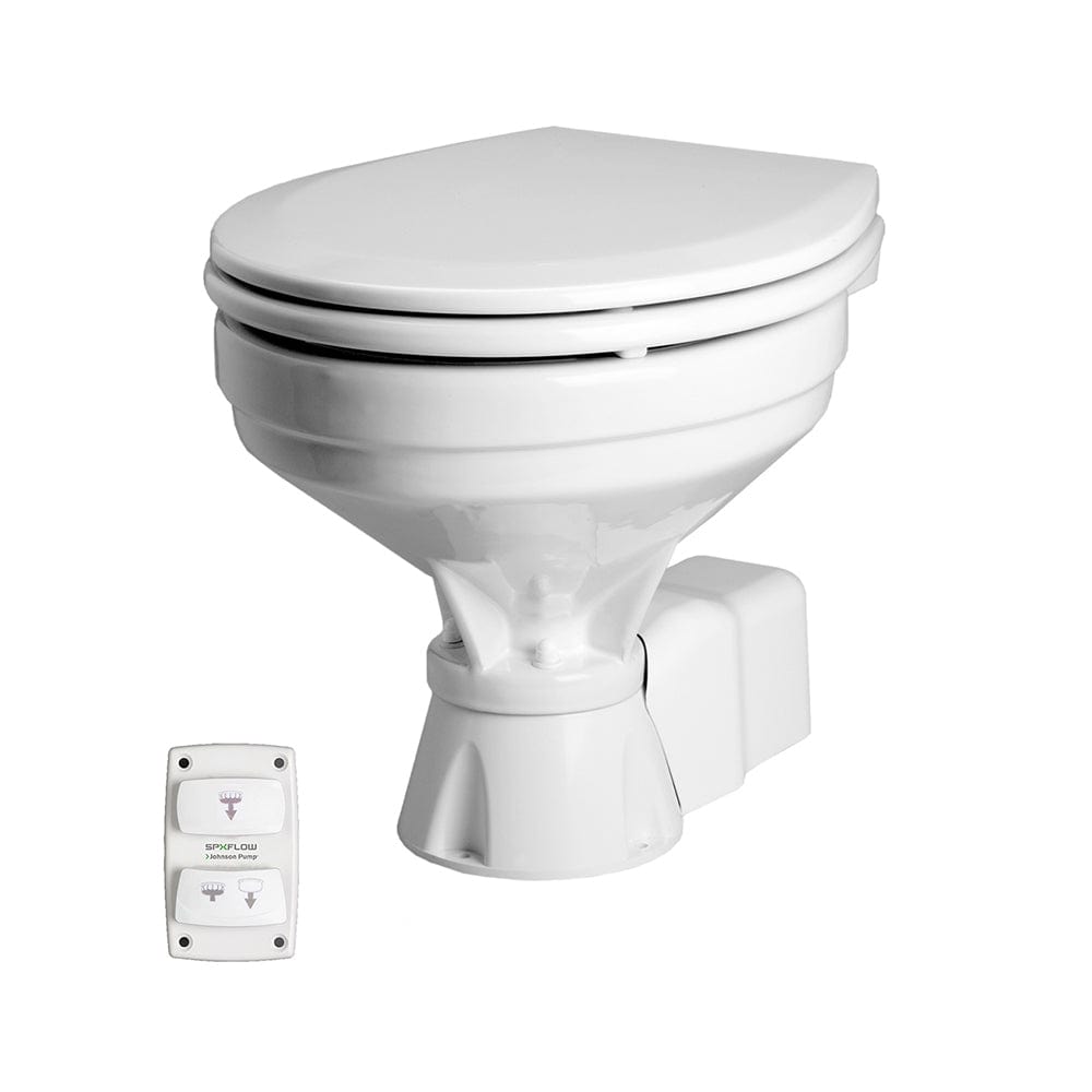Johnson Pump Johnson Pump Aqua T Toilet - Electric - Comfort - 12V w/Solenoid Marine Plumbing & Ventilation