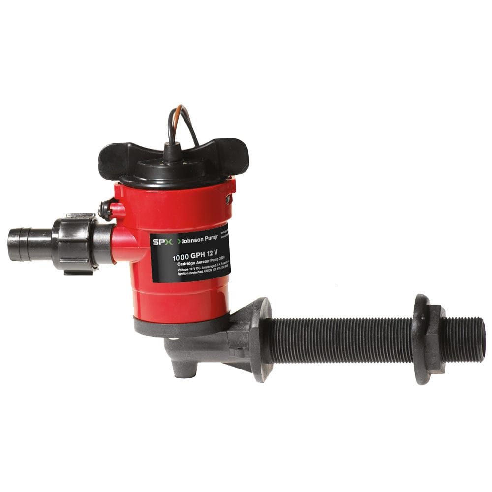 Johnson Pump Johnson Pump Cartridge Aerator 1000 GPH 90° Intake - 12V Marine Plumbing & Ventilation