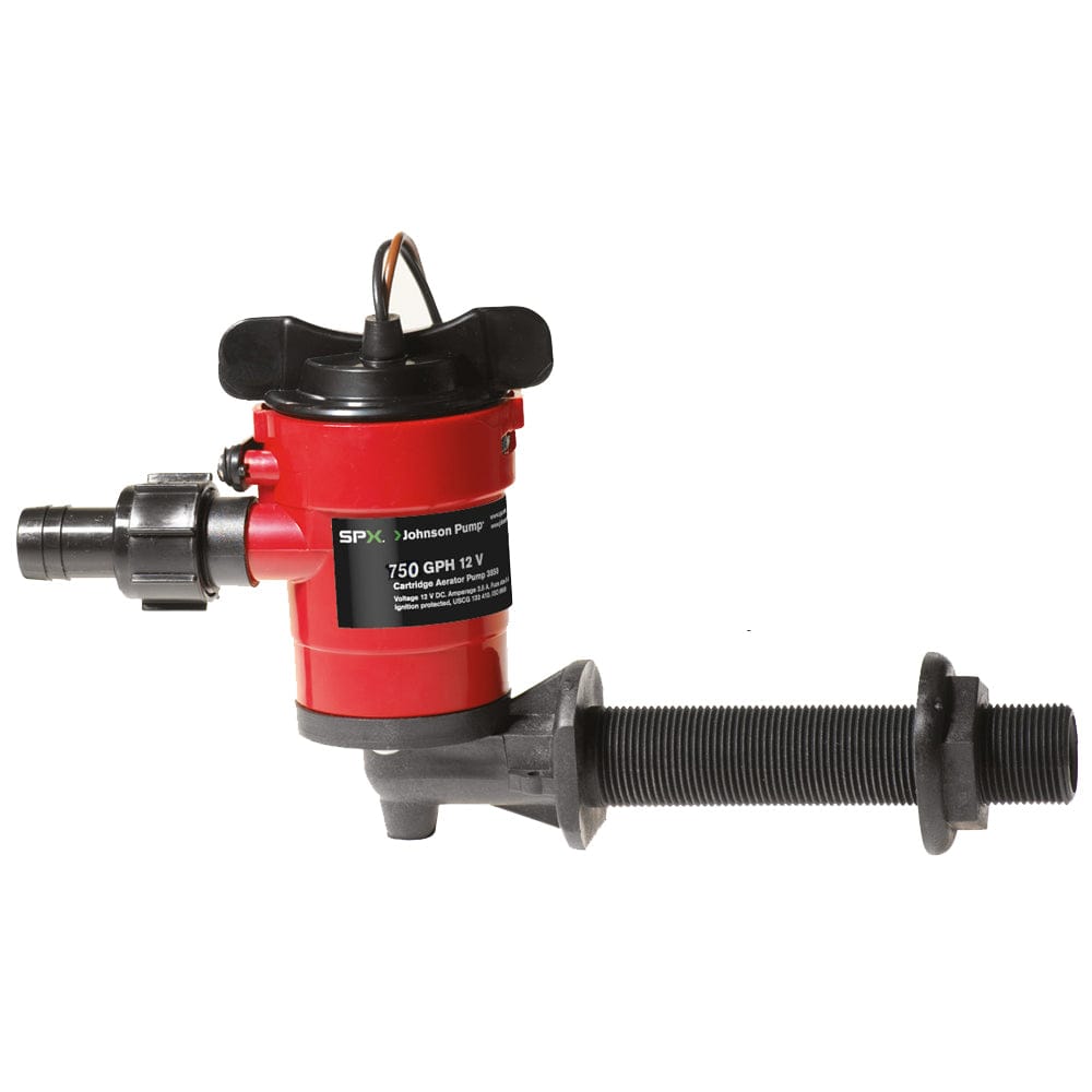 Johnson Pump Johnson Pump Cartridge Aerator 750 GPH 90° Intake - 12V Marine Plumbing & Ventilation