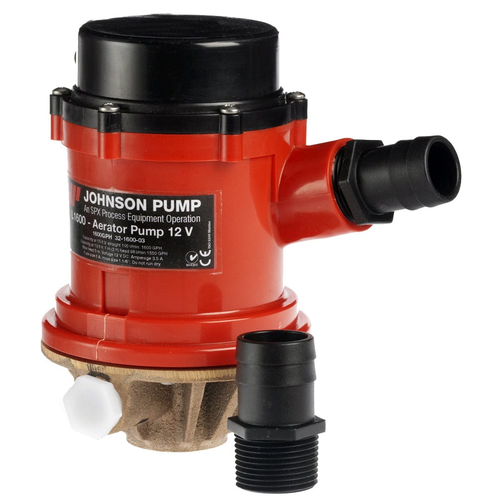 Johnson Pump Johnson Pump Pro Series 1600 GPH Tournament Livewell/Baitwell Pump  - 12V Marine Plumbing & Ventilation