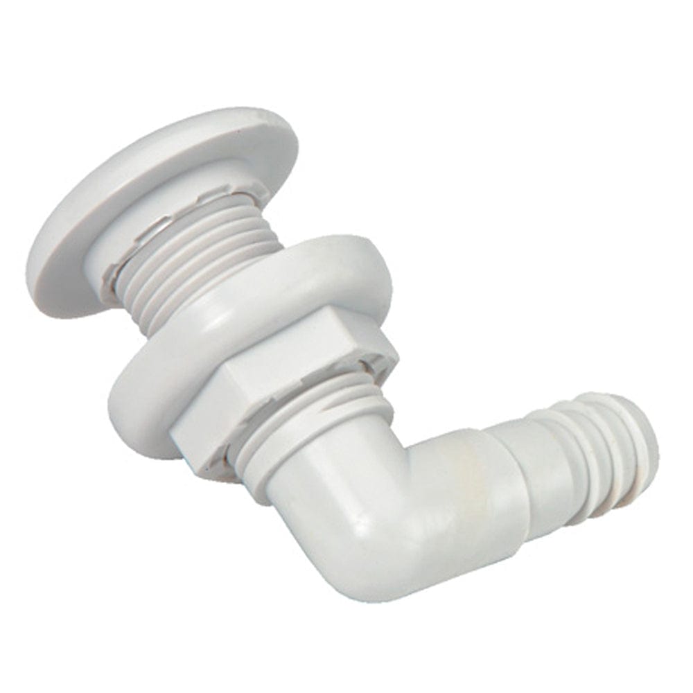 Johnson Pump Johnson Pump Thru-Hull Connector - 3/4" - 90° - White Marine Plumbing & Ventilation