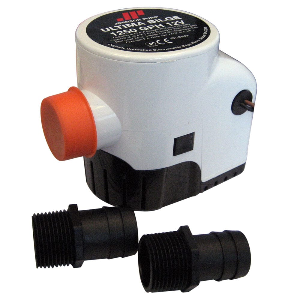 Johnson Pump Johnson Pump Ultima Bilge 1250 GPH 1-1/8" & 1-1/4" Hose Marine Plumbing & Ventilation