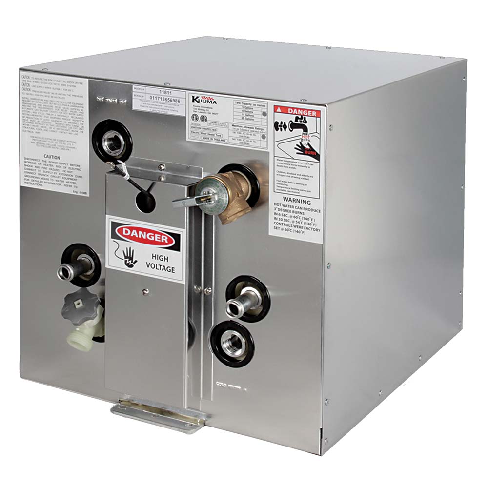 Kuuma Products Kuuma 6 Gallon Water Heater - 120V Front Heat Exchange Front Back Mount Marine Plumbing & Ventilation