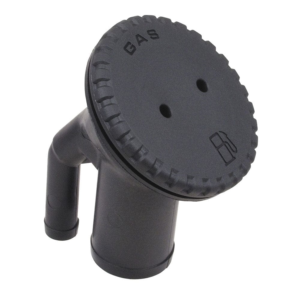 Perko Perko 0542 Vented Fill f/1-1/2" Hose - Angled Neck - Gas - Black Marine Plumbing & Ventilation