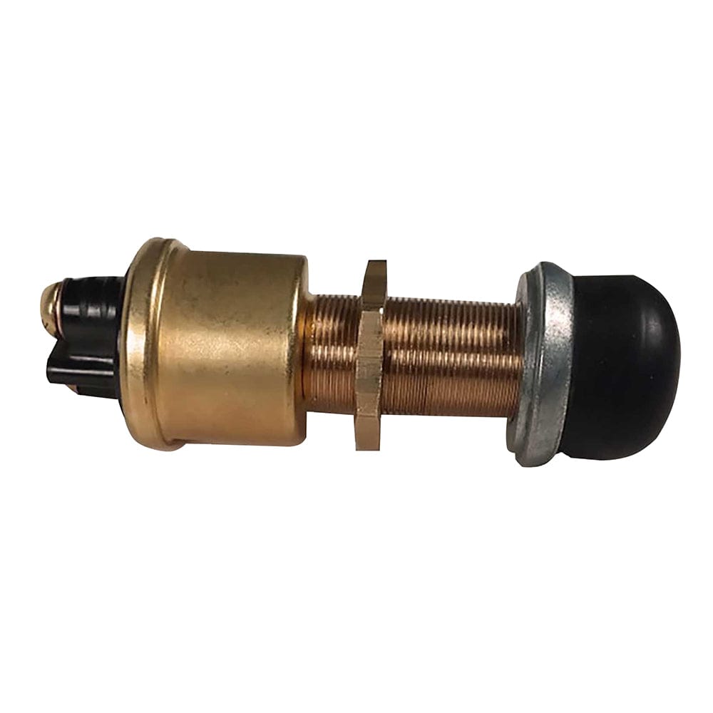 Raritan Raritan Heavy-Duty Push Button Switch - Brass Marine Plumbing & Ventilation