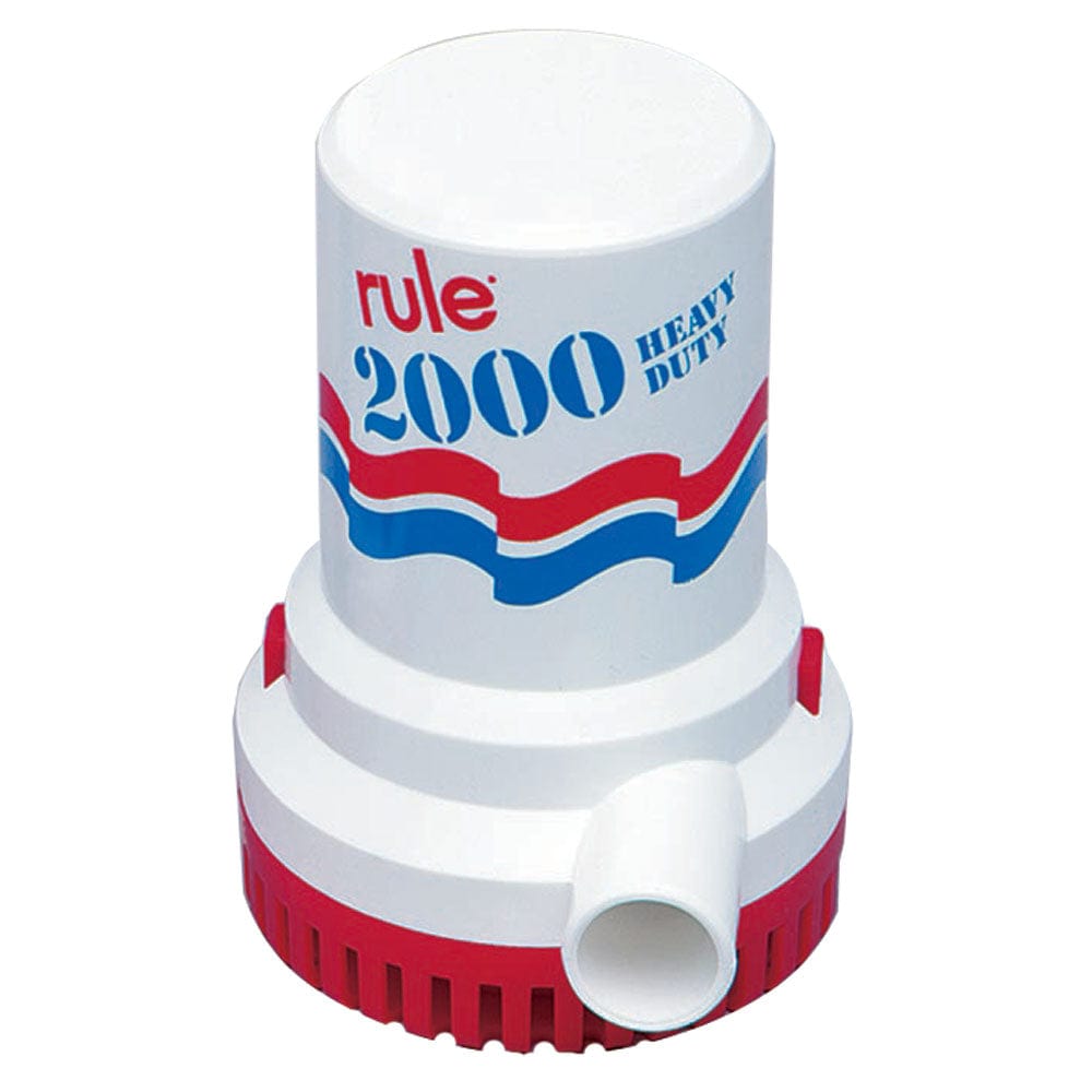 Rule Rule 2000 G.P.H. Bilge Pump Marine Plumbing & Ventilation
