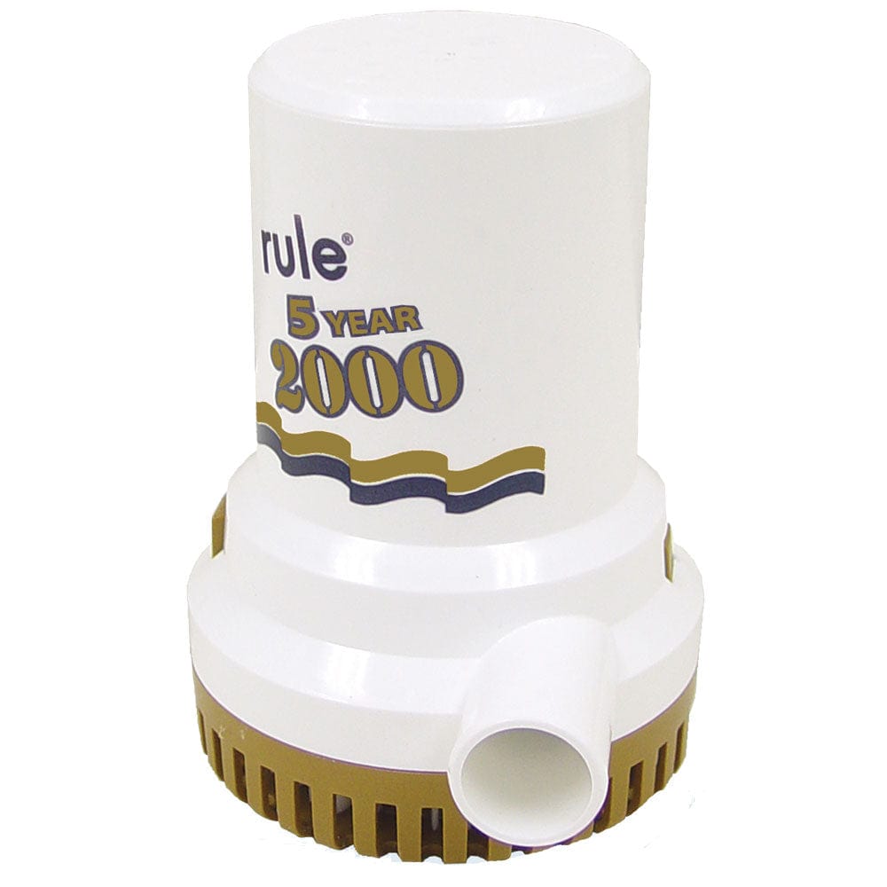 Rule Rule 2000 G.P.H. "Gold Series" Bilge Pump Marine Plumbing & Ventilation