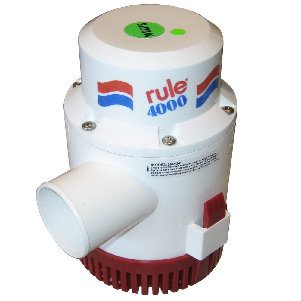 Rule Rule 4000 Non-Automatic Bilge Pump - 24V Marine Plumbing & Ventilation
