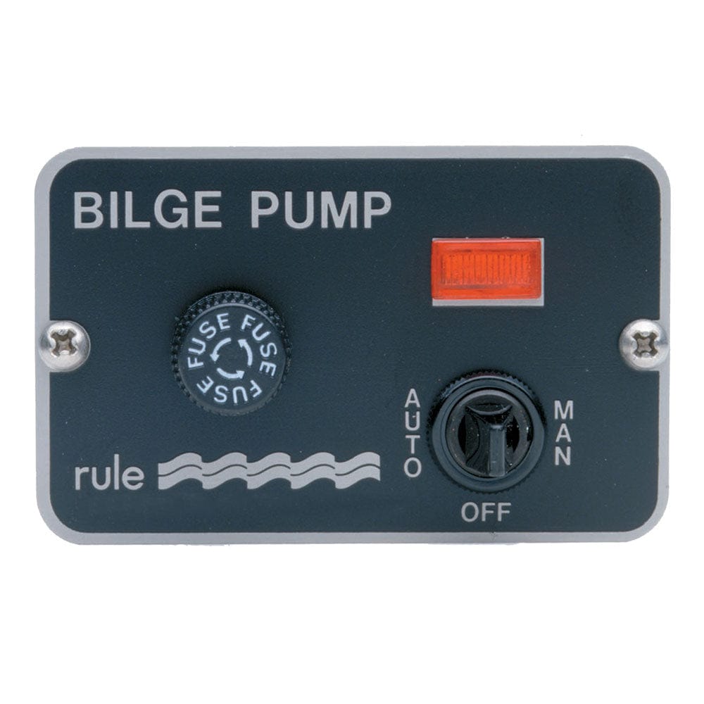 Rule Rule Deluxe 3-Way Panel Lighted Switch f/Auto Float 24/32VDC Marine Plumbing & Ventilation