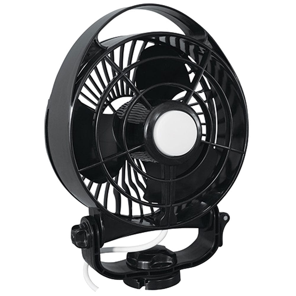 SEEKR by Caframo SEEKR by Caframo Maestro 12V 3-Speed 6" Marine Fan w/LED Light - Black Marine Plumbing & Ventilation